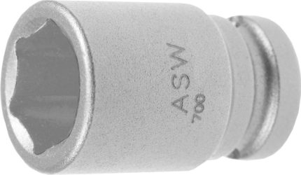 Silový adaptér pre nástrčné kľúče 1/4" 13 mm ASW