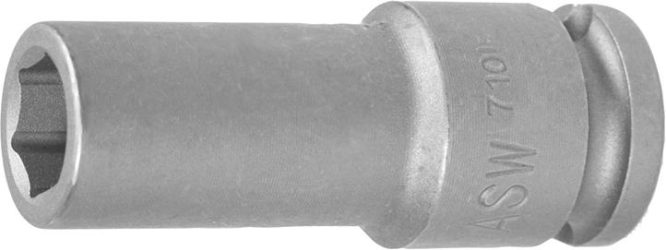 Silový adaptér pre nástrčné kľúče dlhý 3/8" 17 mm ASW