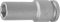 Silový adaptér pre nástrčné kľúče dlhý 3/8" 17 mm ASW