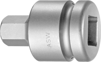 Silový adaptér pre skrutkovač 3/4" vnútorný šesťhran 27 mm ASW