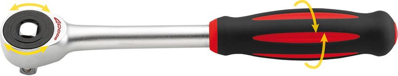 Račňa s otočnou rukoväťou 1/2" 60 zubov 290 mm FORMAT