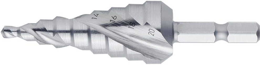 Bit na Vrták stupňovitý univerzálny HSS 4 – 30 mm