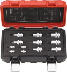 Sada adaptérov pre skrutkovač 1/4" a 1/2" vnútorný šesťhran