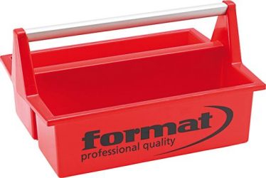 Box na náradie 395x295x215 mm červený FORMAT