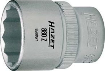 Adaptér nástrčných kľúčov 12-hranný 3/8" 22 mm Hazet
