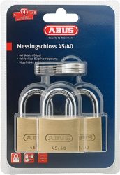 Mosadzný visiaci zámok Triples SB ABUS