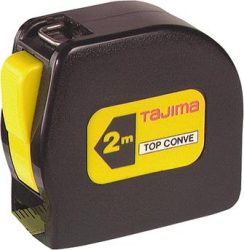 Vreckové meracie pásmo TOP CONVE 2mx13 mm žlté Tajima