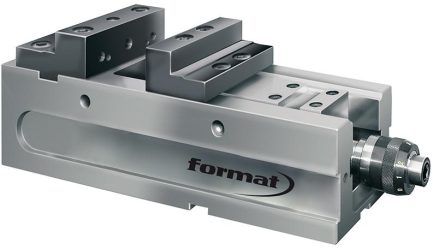 Kompaktný upínač NC FKG-L 125 mm stupňovité čeľuste FORMAT
