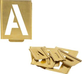 Značkovacia šablóna A-Z výška písma 100 mm KUKKO