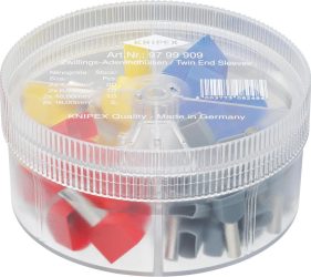 Sortiment káblových koncoviek Twin 4 – 16 mm2 KNIPEX