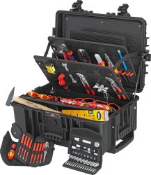 Kufrík na náradie Robust 45 pre elektrikárov 63-dielny KNIPEX