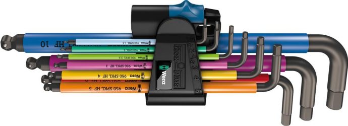 Sada inbusových kľúčov Multicolor