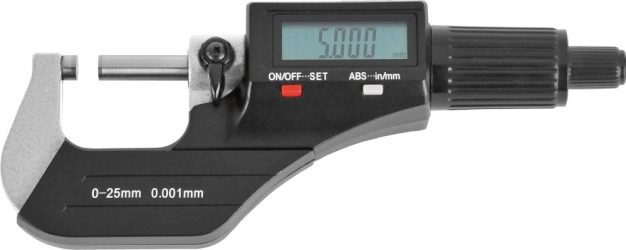 Strmeňový mikrometer digitálny bez dátového výstupu 75 – 100 mm FORTIS