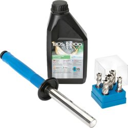Sada Starter kit PowerWorker pre obrábanie kovov ZST100 pre magnetický jadrový vrták 3-dielna BDS
