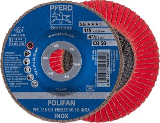 Lamelový brúsny kotúč COFREEZE klenutý 115 mm K50 Pferd