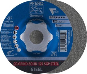 Brúsny kotúč CC-Grind Solid SGP STEEL 125 mm PFERD