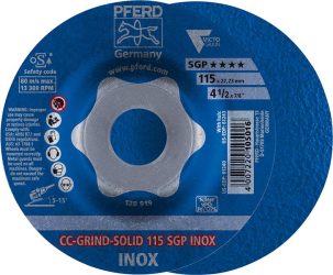 Brúsny kotúč CC-Grind Solid SGP INOX 115 mm PFERD