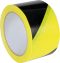 Výstražná označovacia páska PVC samolepiaca 60 mmx66m žltá/čierna