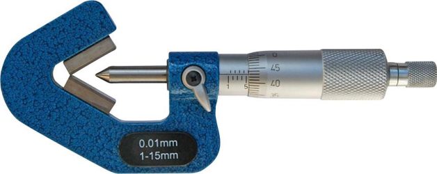 Strmeňový mikrometer päťbodový 108° s prizmatickou nákovkou 25 – 45 mm FORMAT
