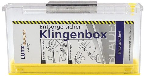 Box na bezpečnostnú čepeľ 120x65x25 mm LUTZ BLADES
