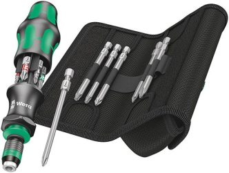 Držiak bitov so zásobníkom-sada Kraftform Kompakt 20 Toolfinder 13-dielna Wera
