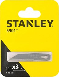 Nožová čepeľ 3 ks na SB karte STANLEY