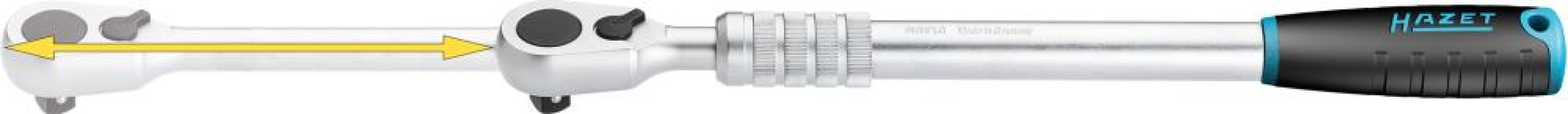 Teleskopická račňa 1/2" 414 – 614 mm