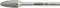Malé frézovacie teliesko TK tvar oblúka 0613 C 3 mm 6 x 13 mm FORMAT