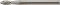 Malé frézovacie teliesko TK tvar plameňa 3B 0307 C 3 mm 3 x 7 mm FORMAT