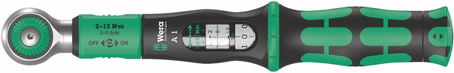 Momentový kľúč Safe-Torque 2 – 12 Nm 1/4" Wera