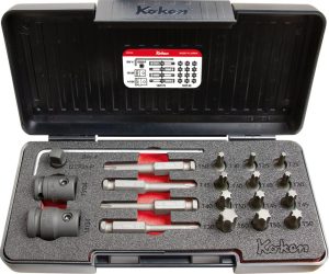 Súprava silových bitov 7/16" 20-dielna Torx Koken