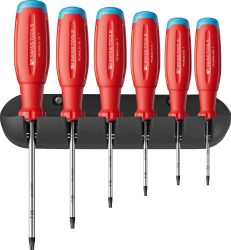 Súprava skrutkovačov 6-dielna Torx v nástennomdržiaku SwissGrip EVO PB Swiss