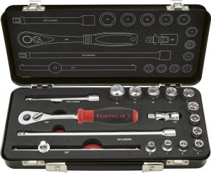 Sada nástrčných kľúčov 3/8" 17-dielna FORMAT