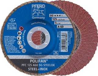 Lamelový brúsny kotúč A120SG klenutý 125 mm K120 Pferd