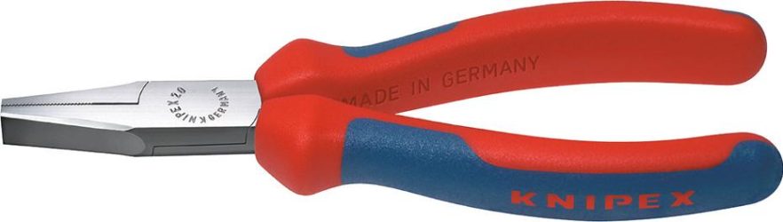 Ploché kliešte leštené s viaczložkovými rukoväťami 160 mm KNIPEX