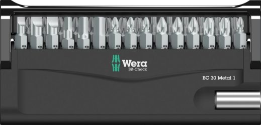 Sada bitov Bit-Check 30 Metal 1 Wera
