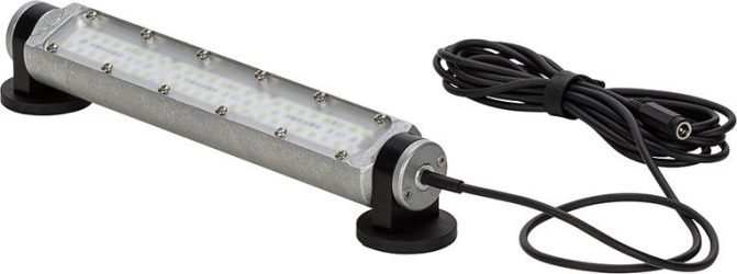 LED strojové svietidlo Nachtwächter 245 mm 900 lúmenov Bauer + Böcker