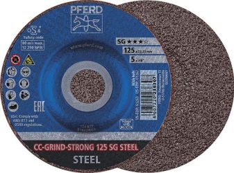 Brúsny kotúč CC-Grind STRONG-STEEL 125 mm PFERD
