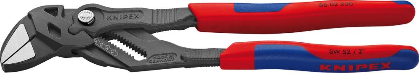 Kliešťový kľúč s 2-zložkovými rukoväťami 250 mm čierna KNIPEX