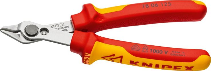 VDE elektronické bočné štiepacie kliešte 125 mm Super Knips Knipex