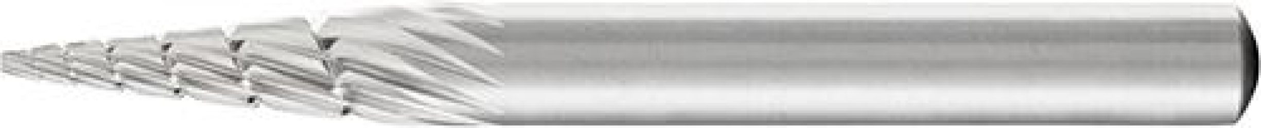 Technická fréza HSS tvar kužeľa s hrotom G 0618 3 6 mm 6 x 18 mm Pferd