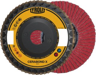 Lamelový brúsny kotúč CERABOND X 125 mm CA-60 vlnitý Tyrolit