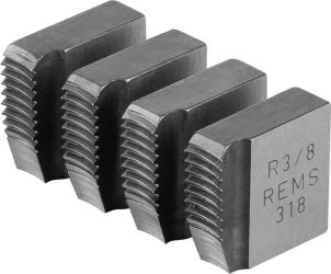 Rezné čeľuste R 3/8 Rems Rúrový závit R kužeľový pr. ISO 7-1