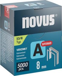 Spona z jemného drôtu A typ 53/8 mm ST Novus OJ po 5000 kusov