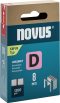 Spona z plochého drôtu Dtyp 53F/8 mm zn Novus OJ po 1200 kusov