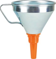 Lievik oceľový plech so sitkom 02344 Ø 200 mm 3